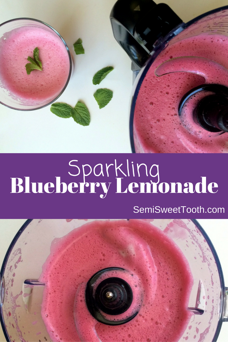 Semi-Sweet Tooth - Sparkling Blueberry Lemonade